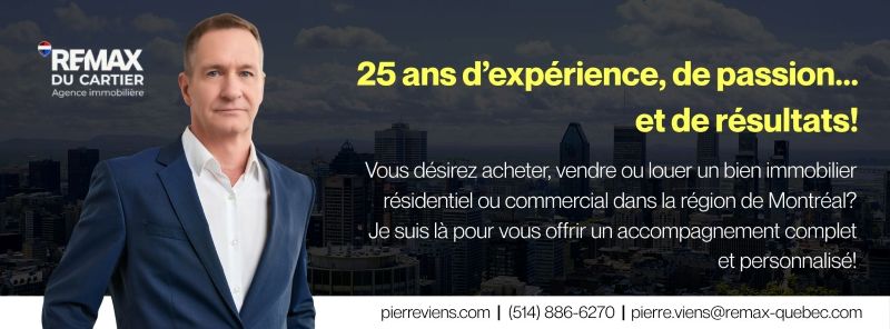 Pierre Viens, courtier immobilier à Montréal