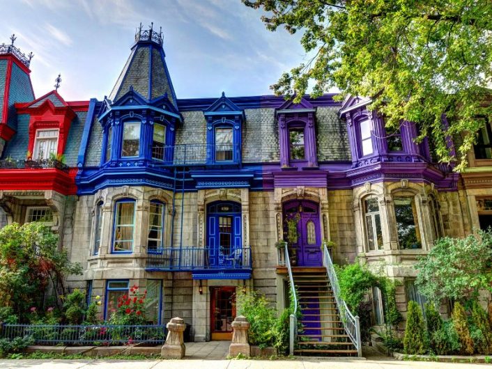 Maisons dans le Plateau-Mont-Royal